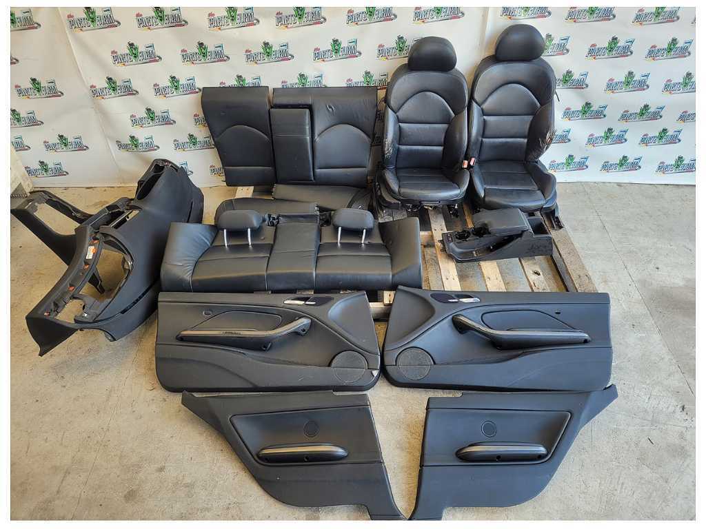 2003 BMW M3 Coupe Black Interior Swap Trim Seats Moldings Door Panel 1899 - The Parts Farm