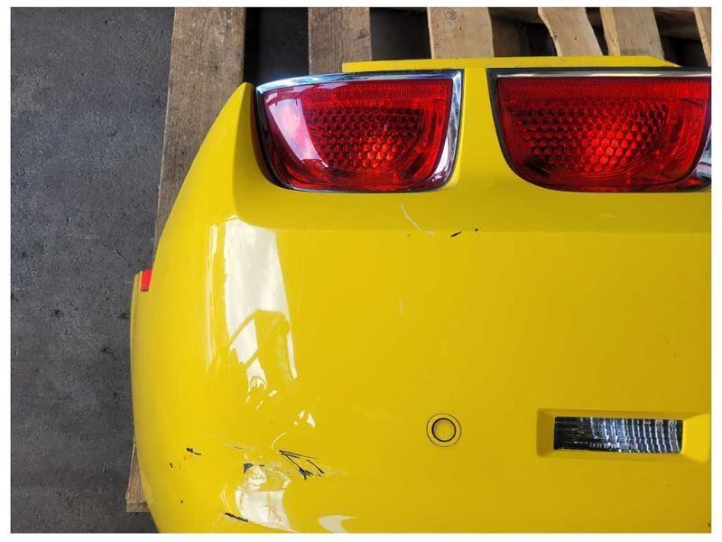 2010-2013 Chevrolet Camaro Rear Bumper Cover Park Assist UD7 Paint Yellow 2355 - The Parts Farm
