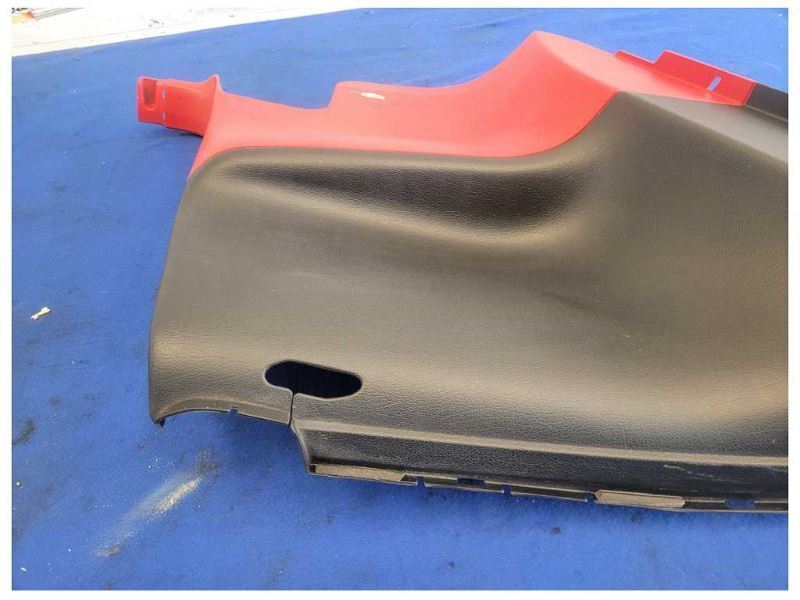 1994-1998 Ford Mustang GT Coupe Driver LH Rear Quarter Plastic Trim Red Black - The Parts Farm