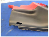 1994-1998 Ford Mustang GT Coupe Driver LH Rear Quarter Plastic Trim Red Black - The Parts Farm