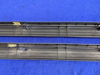 2003-2004 Ford Mustang Cobra SVT DOHC 4.6L Pair Door Sill Scuff Plates Black - The Parts Farm