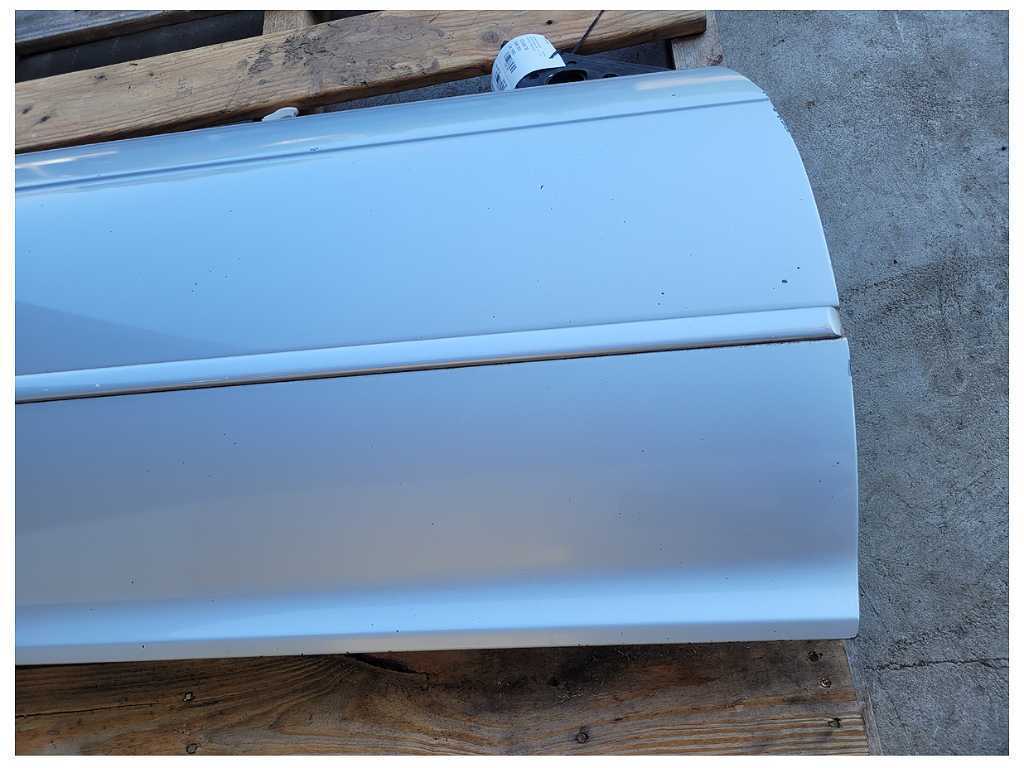 2003 BMW M3 Coupe Passenger Front Door Shell Paint Silver 1899 - The Parts Farm