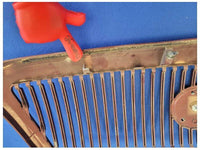 2003-2004 Mercury Marauder 4.6L Front Grill Grille *Broke* Paint JL 2534 - The Parts Farm