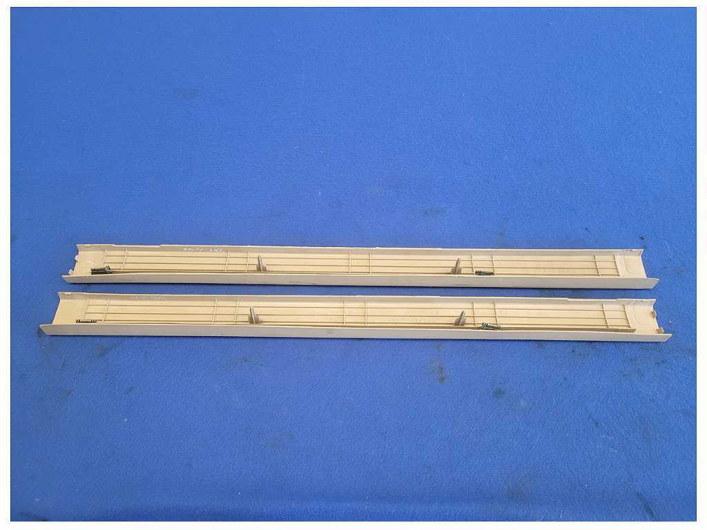 1999-2004 Ford Mustang GT 4.6L Pair Door Sill Scuff Plates Tan 2561 - The Parts Farm