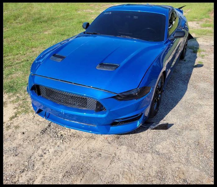 2015-2023 Ford Mustang GT S550 Driver Left Front Door Coupe Shell Paint E7 - The Parts Farm