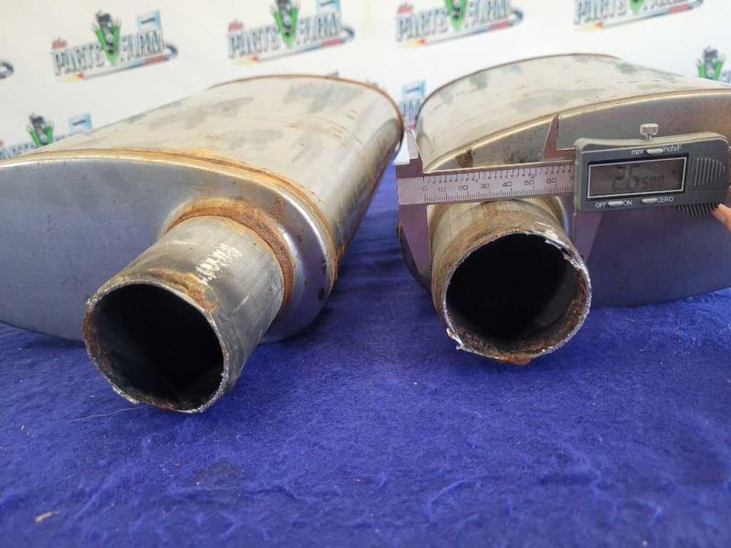 1999-2004 Ford Mustang Cobra SVT DOHC Pair Aftermarket Mufflers Exhaust 2276 - The Parts Farm