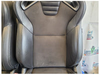 2010-2015 Chevrolet Camaro SS Recaro Coupe Bucket Leather Suede Seats Seat 2592 - The Parts Farm