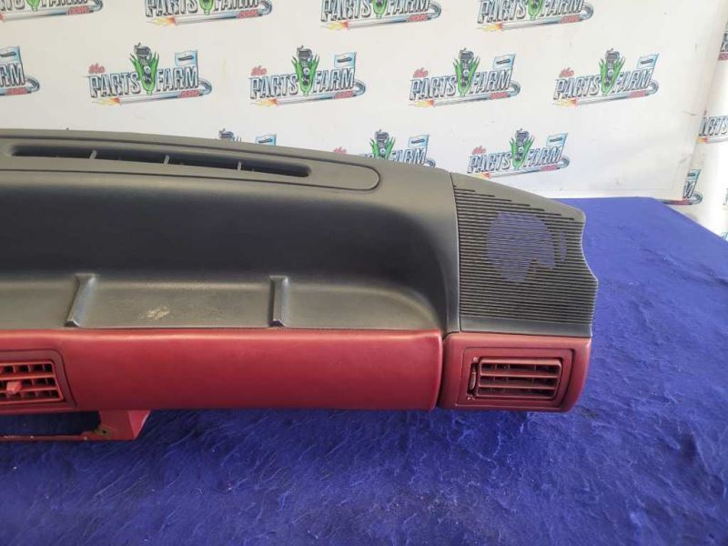 1987-1993 Ford Mustang GT LX 5.0L Dashboard Front Shell Red Black 2298 - The Parts Farm