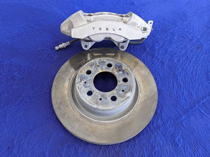 2018 2019 2020 Tesla Model 3 Driver Left LH Brembo Front Brake Caliper Rotor - The Parts Farm