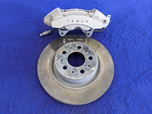 2018 2019 2020 Tesla Model 3 Driver Left LH Brembo Front Brake Caliper Rotor - The Parts Farm