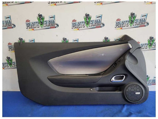 2010-2015 Chevrolet Camaro SS Driver Front Coupe Door Panel Gray Insert 2528 - The Parts Farm
