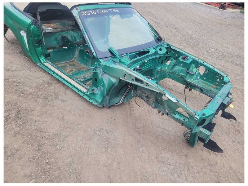 Stock 2570. 1999 Ford Mustang Cobra SVT Frame Shell Body Clear Title Project 2570 - The Parts Farm
