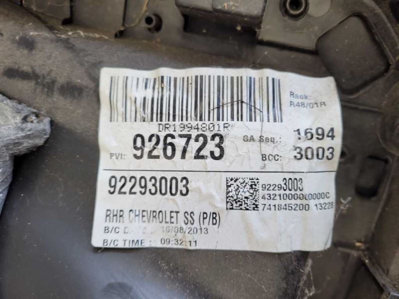 2008-2015 Cadillac CTS-V 6.2L Passenger Rear Right RH Door Panel Trim Alcantara - The Parts Farm