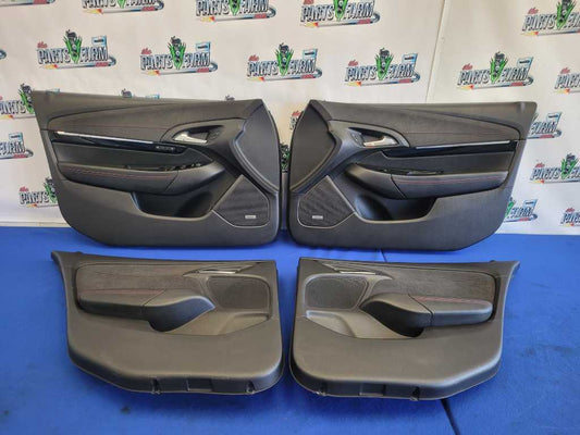 2014-2017 Chevrolet SS 6.2L Sedan Set Door Panels Suede Card Front Rear 2602 - The Parts Farm