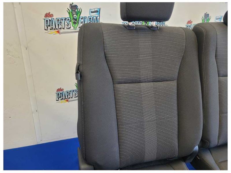 2015-2020 Ford F150 Pickup Truck Rear Cloth Black Split Seat Crew Cab 2369 - The Parts Farm