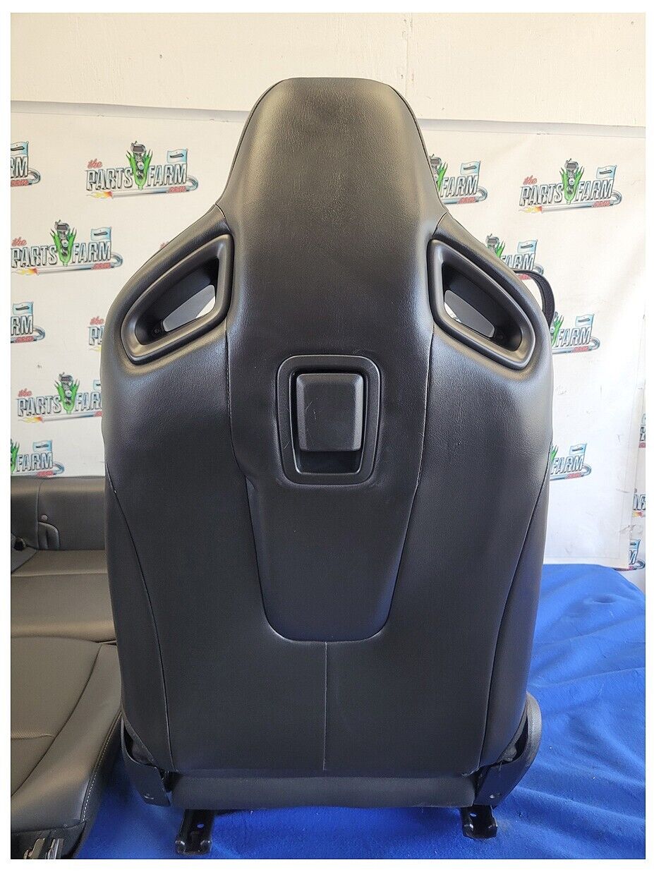 2010-2015 Chevrolet Camaro SS Recaro Coupe Bucket Leather Suede Seats Seat 2592 - The Parts Farm