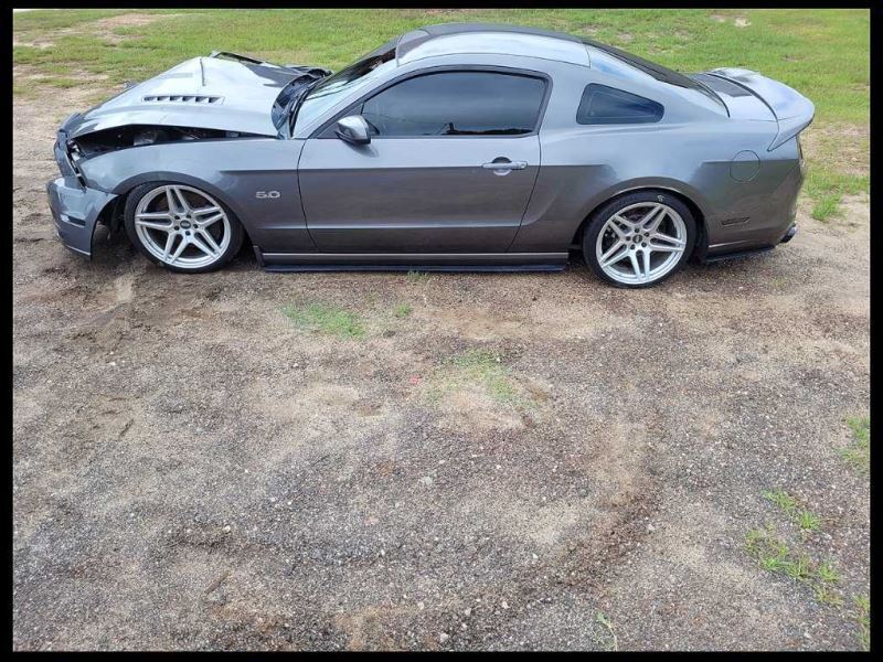 2013-2014 Ford Mustang GT Driver Left Rear View Mirror Spotter Glass Paint J7 - The Parts Farm