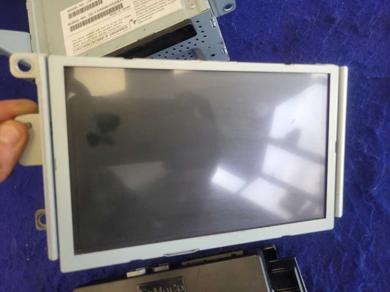 2013 Ford Mustang GT 5.0L Audio Receiver Radio Control Panel Info Screen 2417 - The Parts Farm