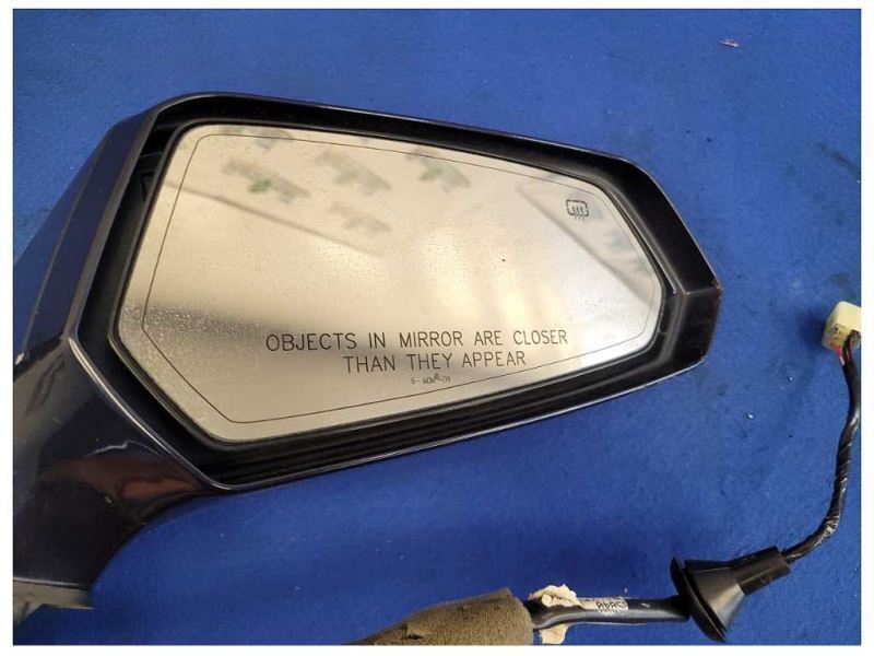 2010-2015 Chevrolet Camaro SS Passenger Rear View Mirror Heated Paint Blue 2588 - The Parts Farm