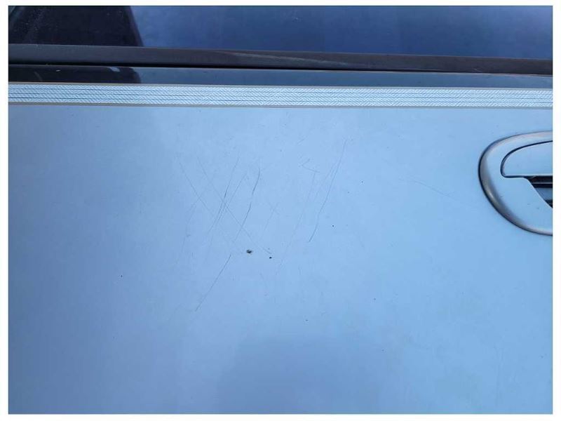 2001-2003 Ford F150 SVT Lightning SC Driver Left Front Door Paint Silver 892 - The Parts Farm