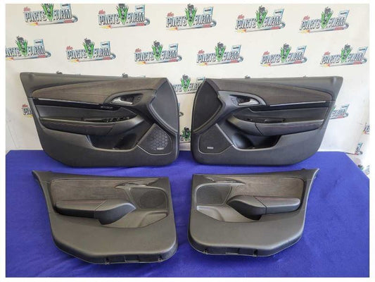 2014-2015 Chevrolet SS 6.2L Sedan Door Panels Front Back Suede Card 2350 - The Parts Farm