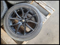 2011-2014 Ford Mustang GT 3 Drag Wheel 18x8 Black Spoke Painted Tire Scuffs - The Parts Farm