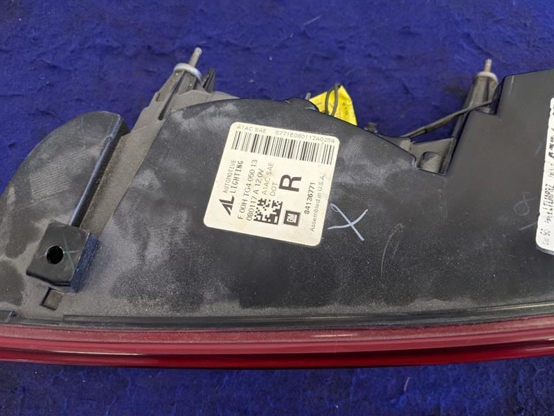 2016-2018 Chevrolet Camaro LS LT SS Passenger Taillight Lamp Lens New Take Off - The Parts Farm