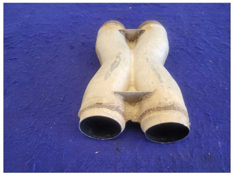 2016-2022 Chevrolet Camaro SS 6.2L X Pipe Mid Exhaust Weld In Pipe - The Parts Farm
