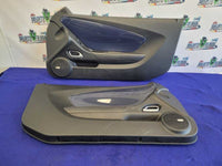 2010-2015 Chevrolet Camaro SS Pair Door Panels Blue Insert Handle Switch 2325 - The Parts Farm