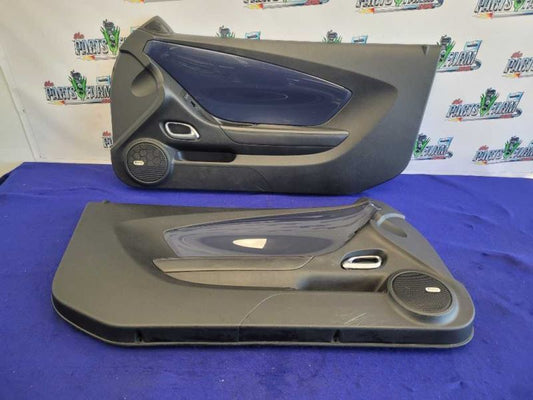 2010-2015 Chevrolet Camaro SS Pair Door Panels Blue Insert Handle Switch 2325 - The Parts Farm