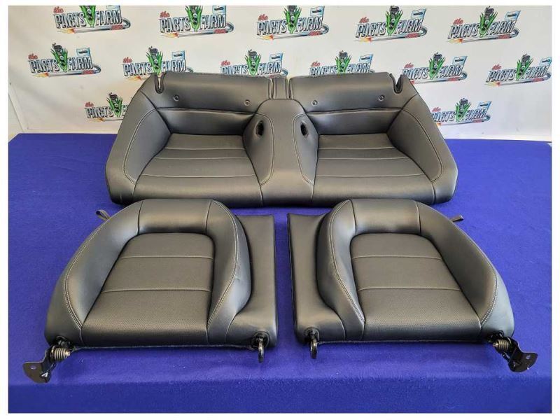 2015-2017 Ford Mustang GT S550 Rear Coupe Leather Seats Upper Lower 2346 - The Parts Farm