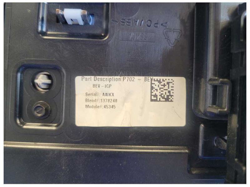 2022 Ford F150 Lightning Display Screen Bezel Radio Receiver Surround 2523 - The Parts Farm