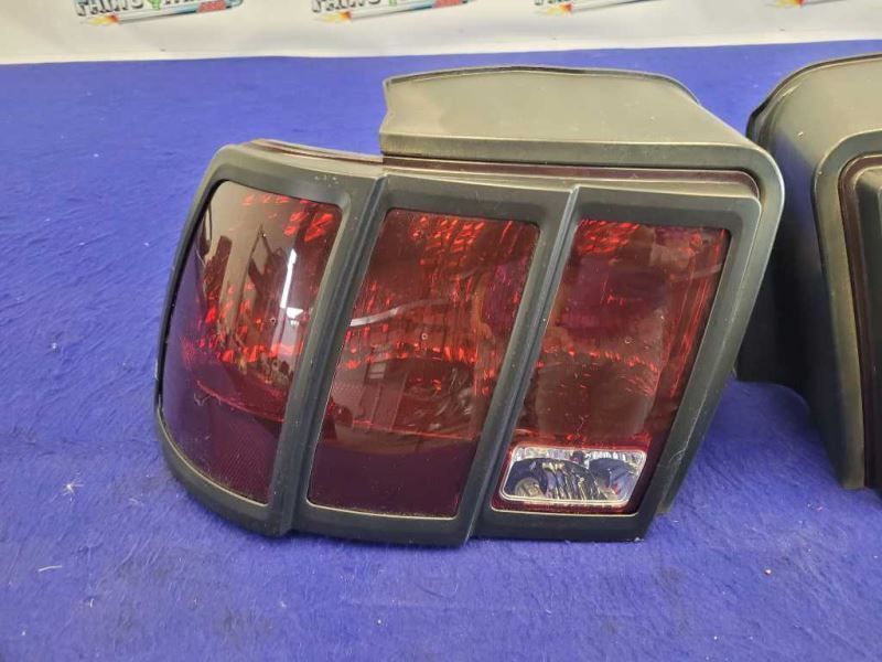 1999-2004 Ford Mustang Cobra SVT DOHC Pair Tinted Taillight Brake Lens Lamp 2312 - The Parts Farm