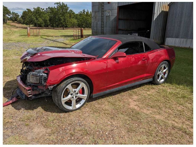 2010-2015 Chevrolet Camaro ZL1 Convertible Gas Fuel Door Paint Maroon 2459 - The Parts Farm