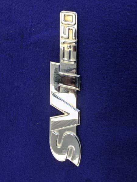 1999-2004 Ford Lightning F150 SVT Pickup Truck Emblem Rear Tail Gate Back Silver - The Parts Farm