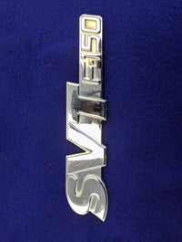 1999-2004 Ford Lightning F150 SVT Pickup Truck Emblem Rear Tail Gate Back Silver - The Parts Farm