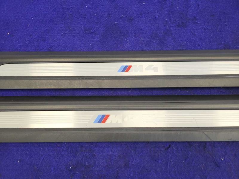 2015-2020 BMW M4 F82 F83 Door Sill Plates Panels Driver Passenger Scuff - The Parts Farm