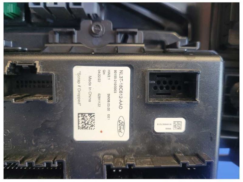 2022 Ford F150 Lightning Display Screen Bezel Radio Receiver Surround 2523 - The Parts Farm