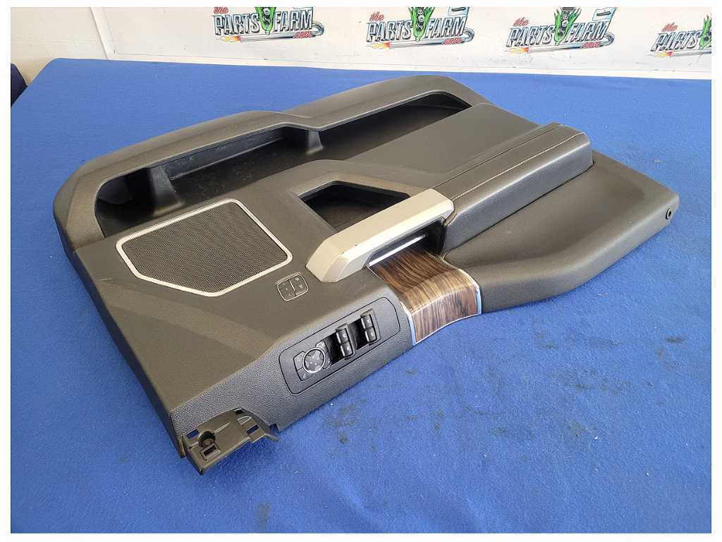 2018-2020 Ford F150 4x4 Pickup Truck Driver Front Door Panel *Scuffs* Black 2490 - The Parts Farm