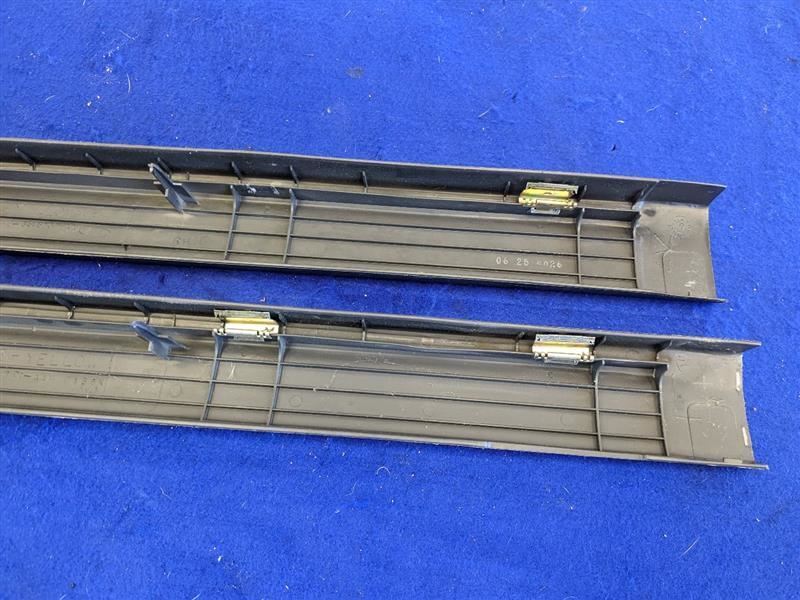 2003-2004 Ford Mustang Cobra SVT DOHC 4.6L Pair Door Sill Scuff Plates Black - The Parts Farm