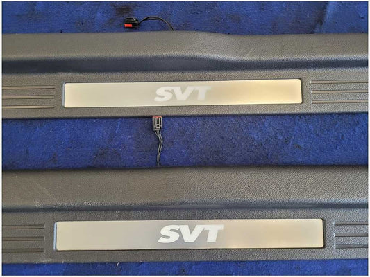 20132014 Ford Mustang Shelby GT500 Pair Lower SVT Door Sill Plates 2872