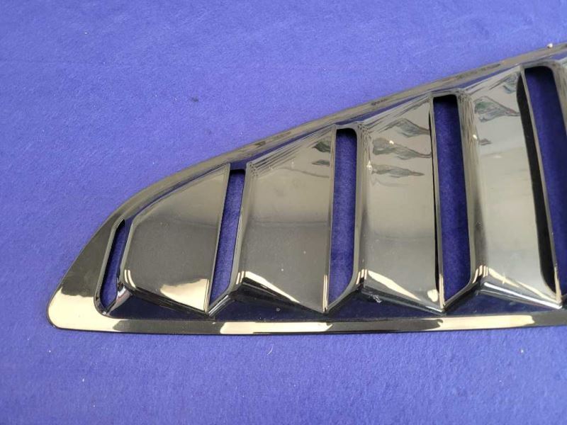 2015-2022 Ford Mustang GT S550 Rear Quarter Windows Louvers Covers 2374 - The Parts Farm