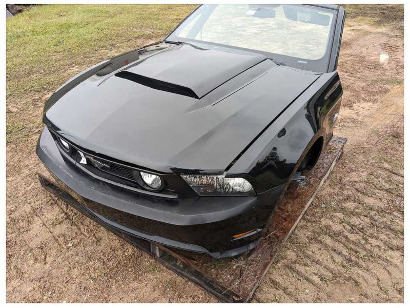 2010-2012 Ford Mustang GT S197 Front Clip Bumper Fender Hood Paint G1 2309 - The Parts Farm