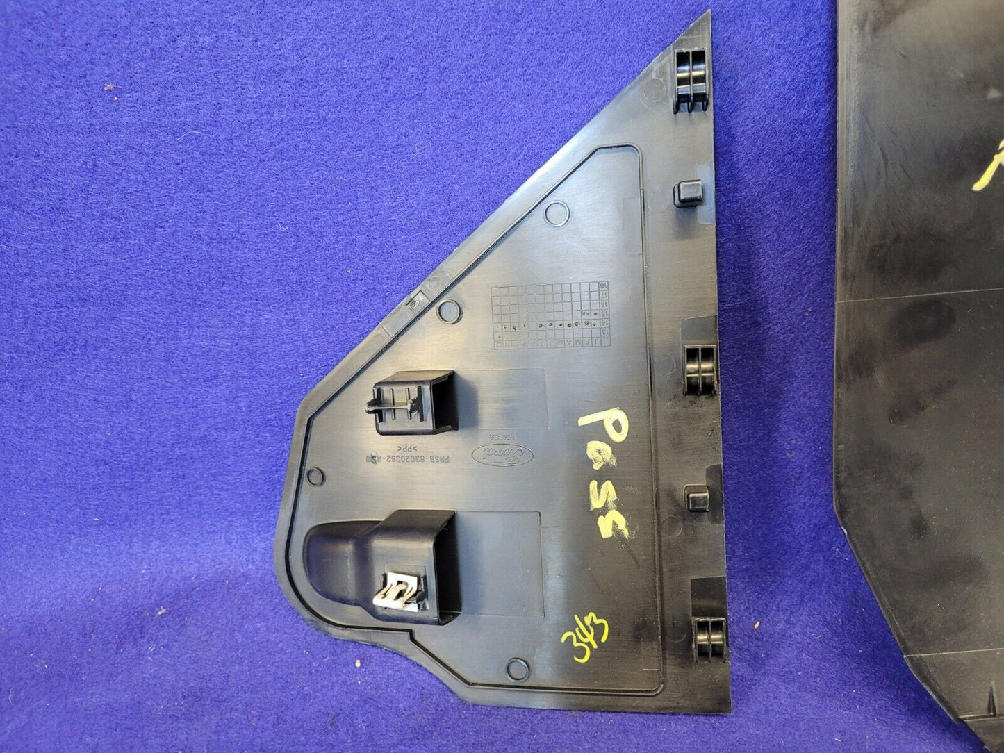 2015-2017 Ford Mustang GT S550 Passenger Right Kick Panel Trim Fuse Cover Pair - The Parts Farm