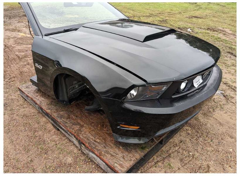 2010-2012 Ford Mustang GT S197 Front Clip Bumper Fender Hood Paint G1 2309 - The Parts Farm