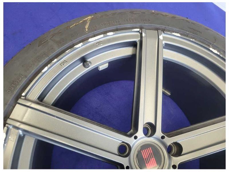 2015-2023 Ford Mustang GT S550 Saleen Rear Wheel 20x10.5 Black Scuffs 2411 - The Parts Farm