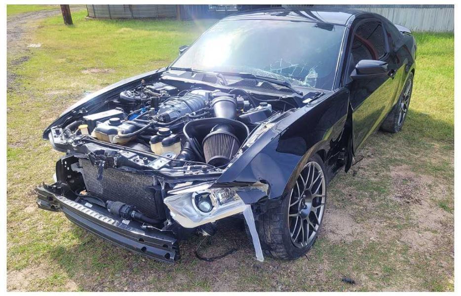 2011-2014 Ford Mustang SVT GT500 Passenger Lower Kick Panel Trim Molding 2555 - The Parts Farm