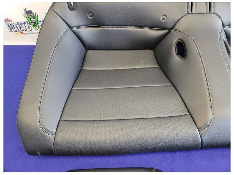 2015-2017 Ford Mustang GT S550 Rear Coupe Leather Seats Upper Lower 2346 - The Parts Farm