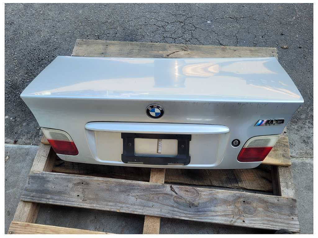 2003 BMW M3 Coupe Rear Deck Lid Trunk No Spoiler Wing Paint Silver 1899 - The Parts Farm