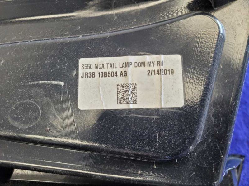 2018-2023 Ford Mustang GT S550 Passenger Right Tail Light Lamp Brake Lens OEM - The Parts Farm